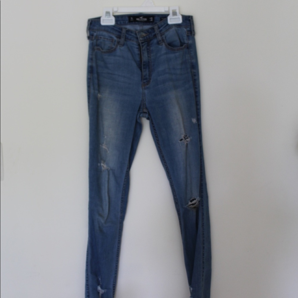 Hollister Blue Ripped Jeans